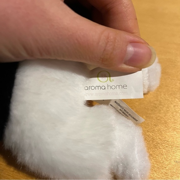 Aroma Home Cat Mini Plush Toy And Screen Cleaner Black White - Picture 5 of 6